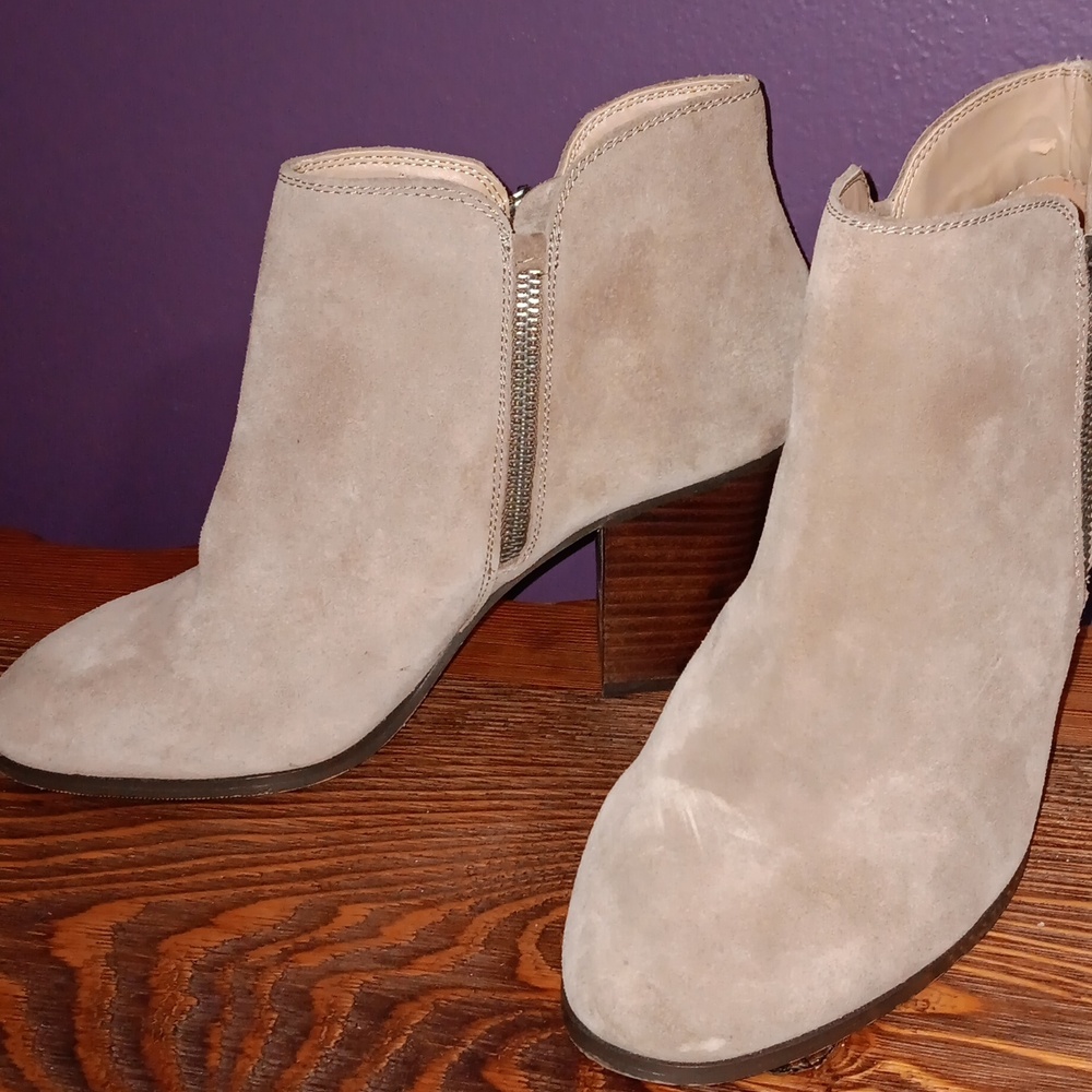 Sole Society Taupe Ankle Booties - Picture 8 of 8
